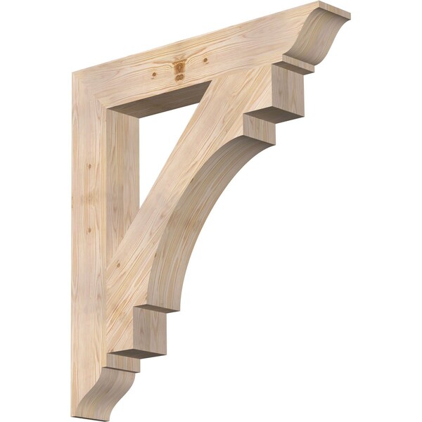 Ekena Millwork Merced Traditional Smooth Bracket, Douglas Fir, 5 1/2"W x 36"D x 40"H BKT06X36X40MRC01SDF - main
